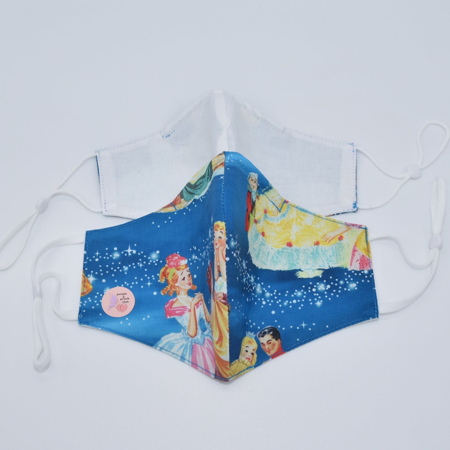 Cinderella Print Reversible Face Mask