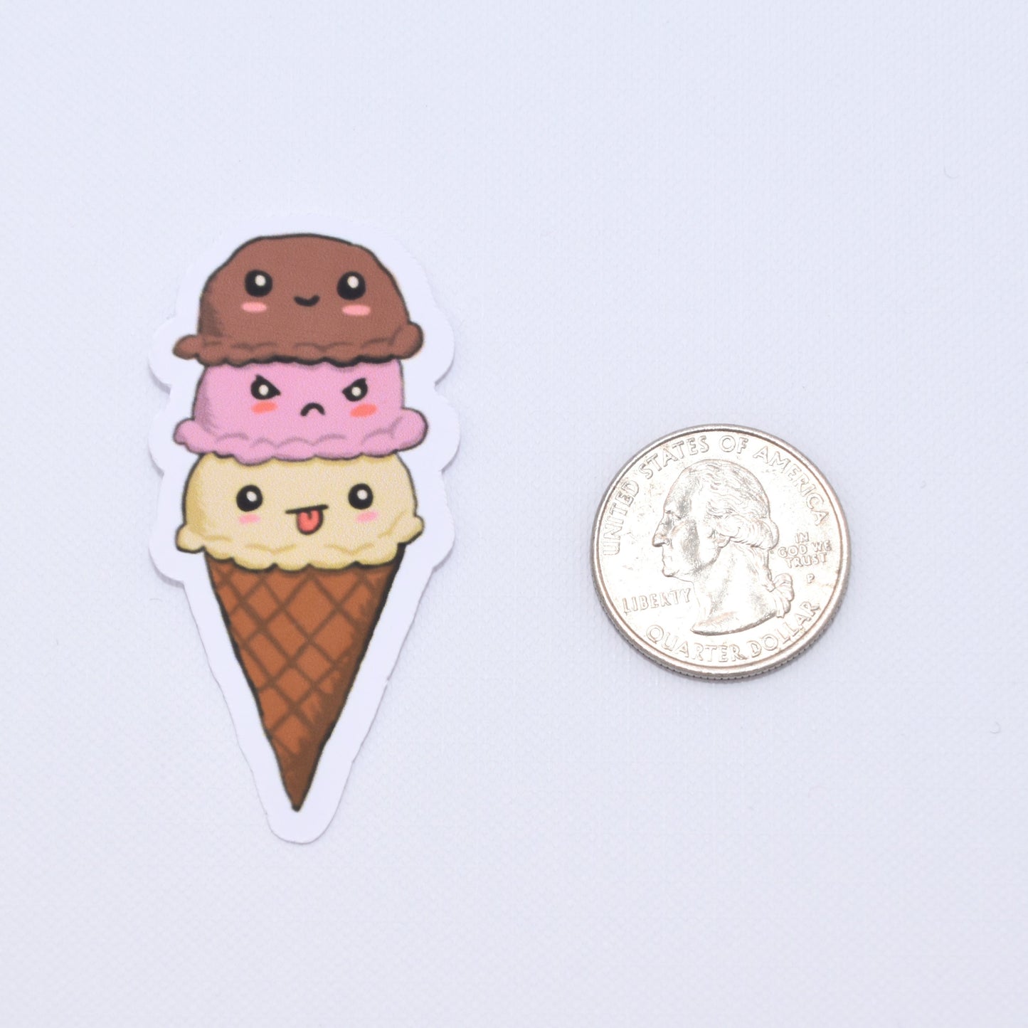 Cute Ice Cream Sticker