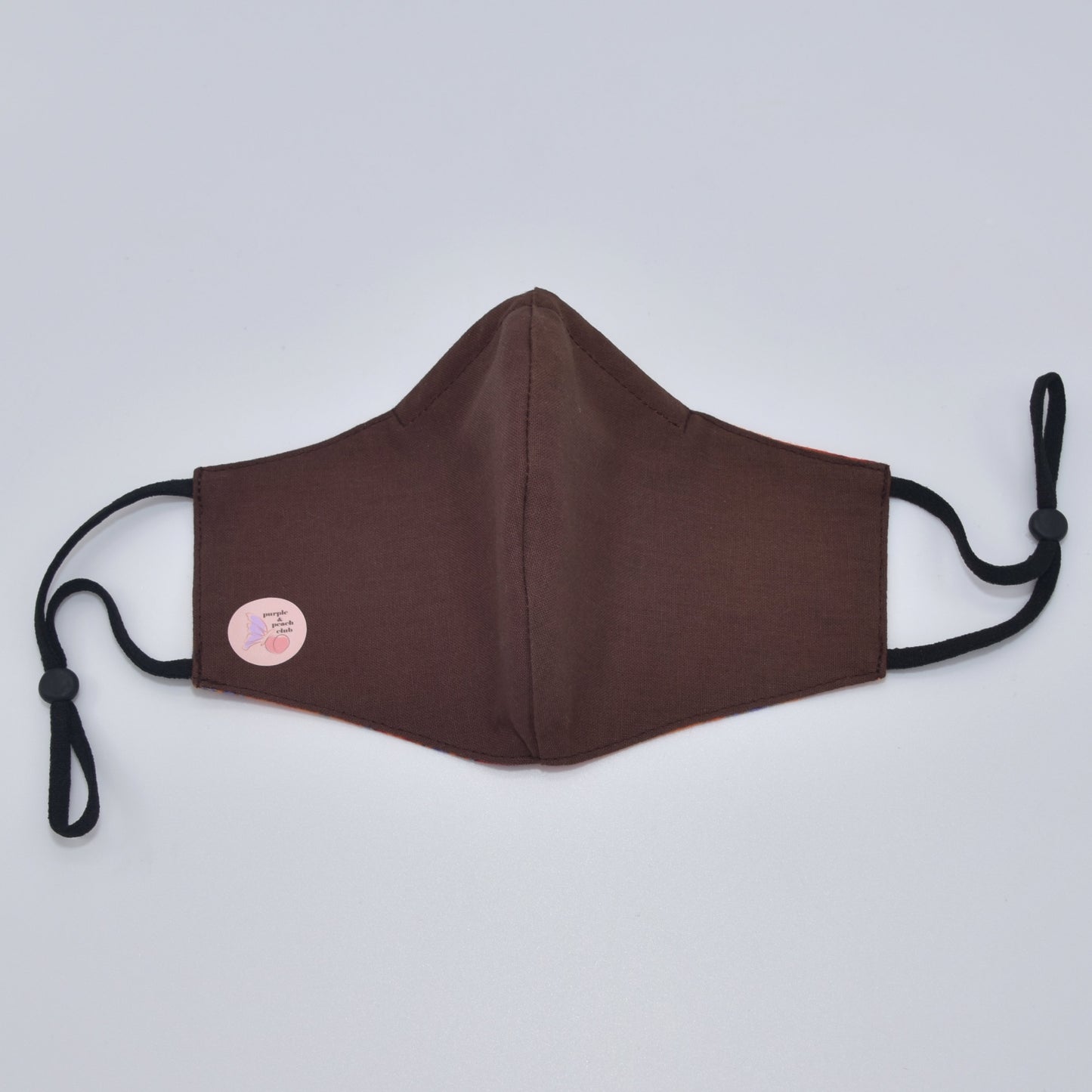 Orange Sunset Print Reversible Face Mask