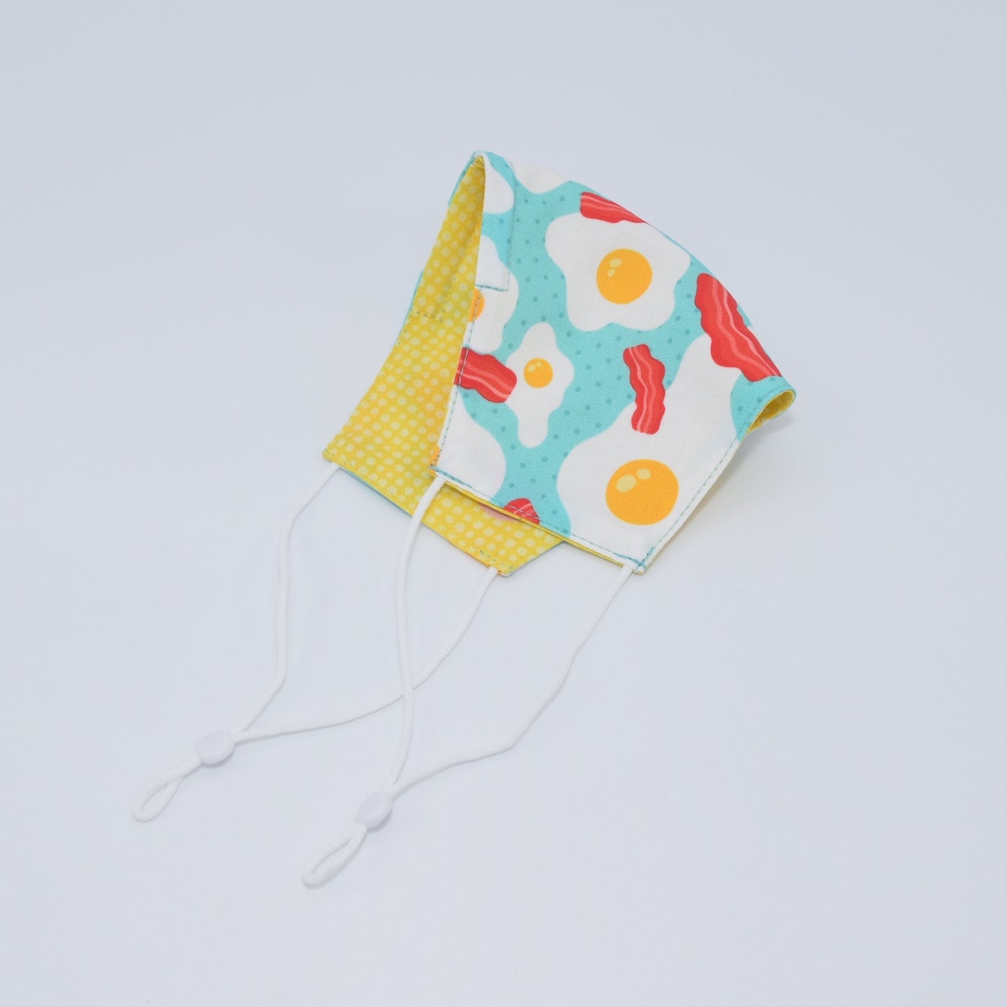 Eggs & Bacon Print Reversible Face Mask