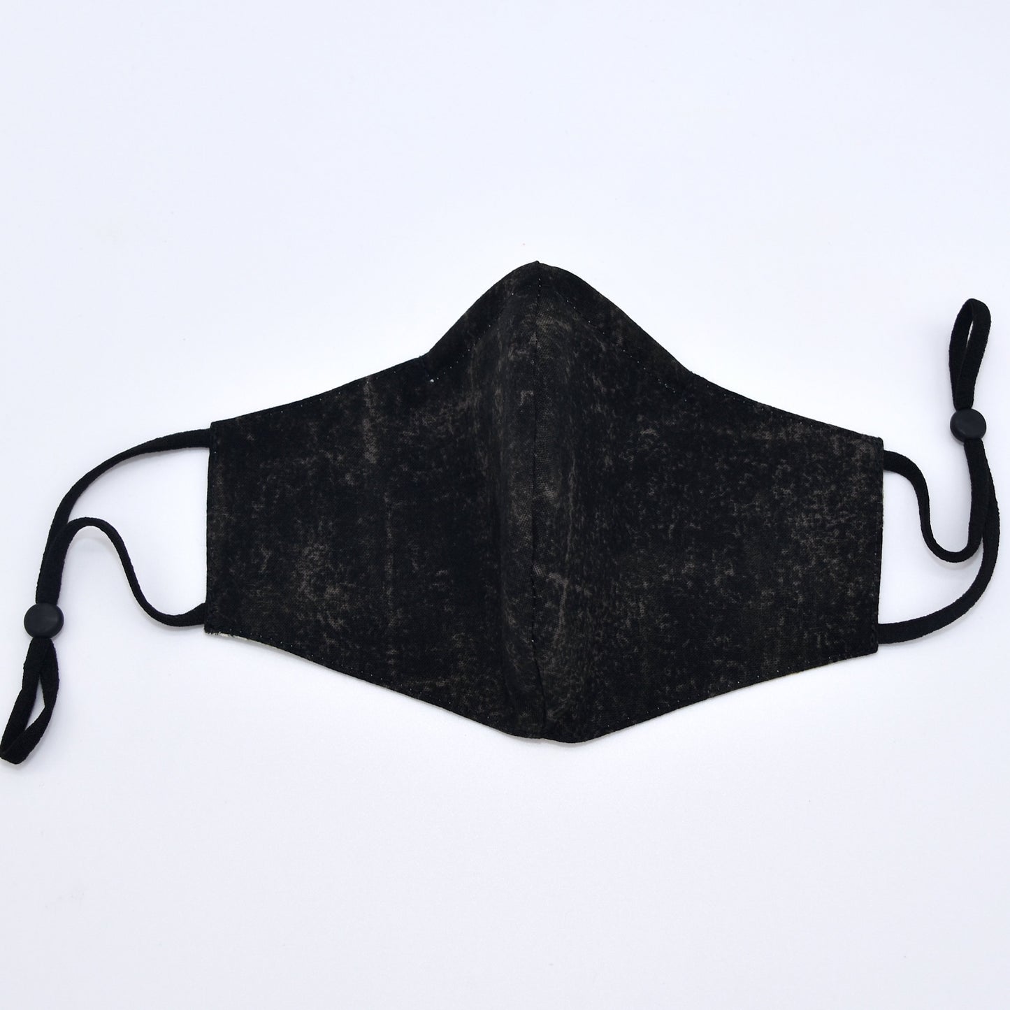 Vintage Map Print and Grunge Black Reversible Face Mask