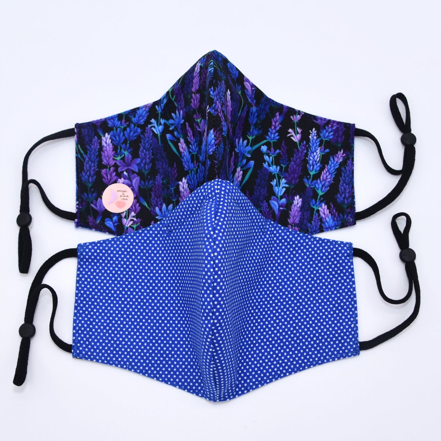 Lavender Print Reversible Face Mask