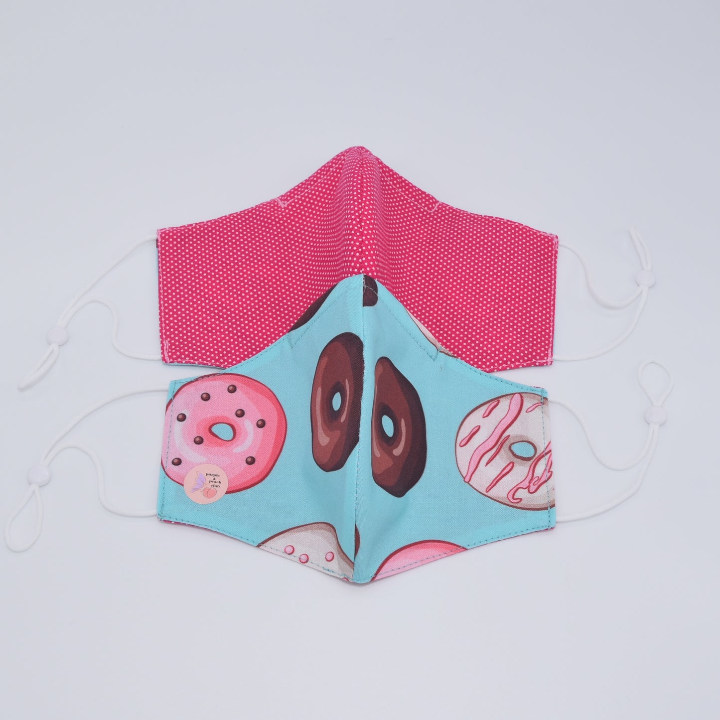 Donuts Print Reversible Face Mask