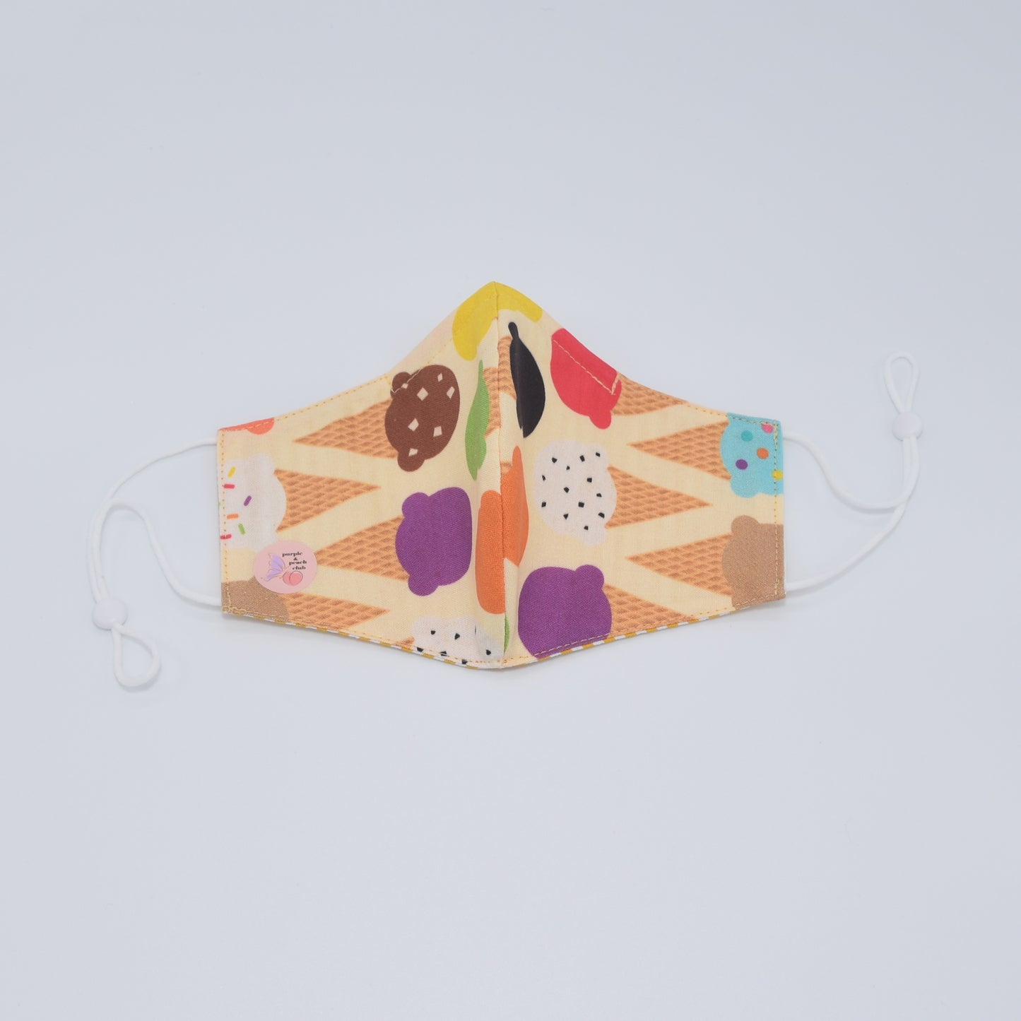 Ice Cream Print Reversible Face Mask