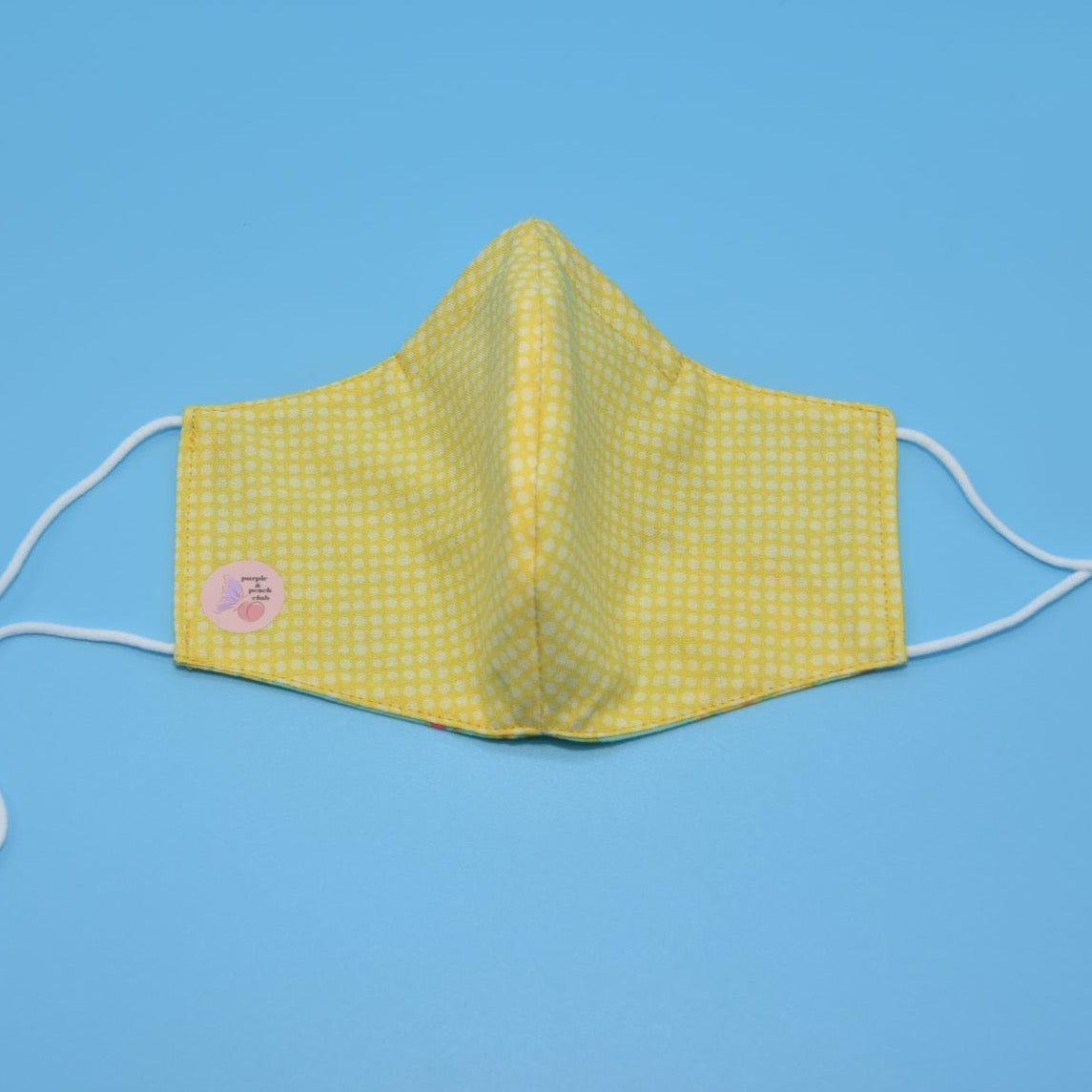Pineapple Print Reversible Face Mask
