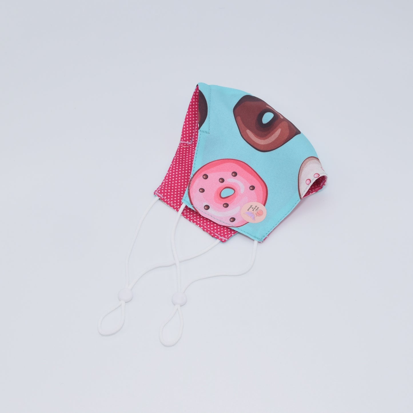 Donuts Print Reversible Face Mask
