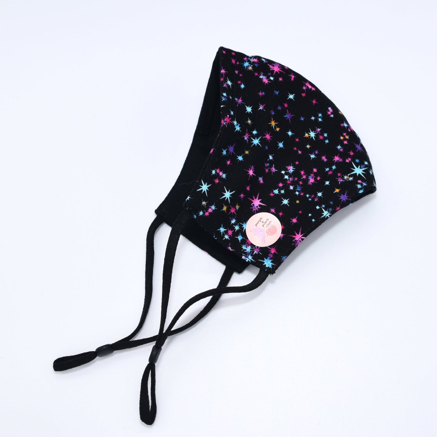 Colorful Stars Print Reversible Face Mask