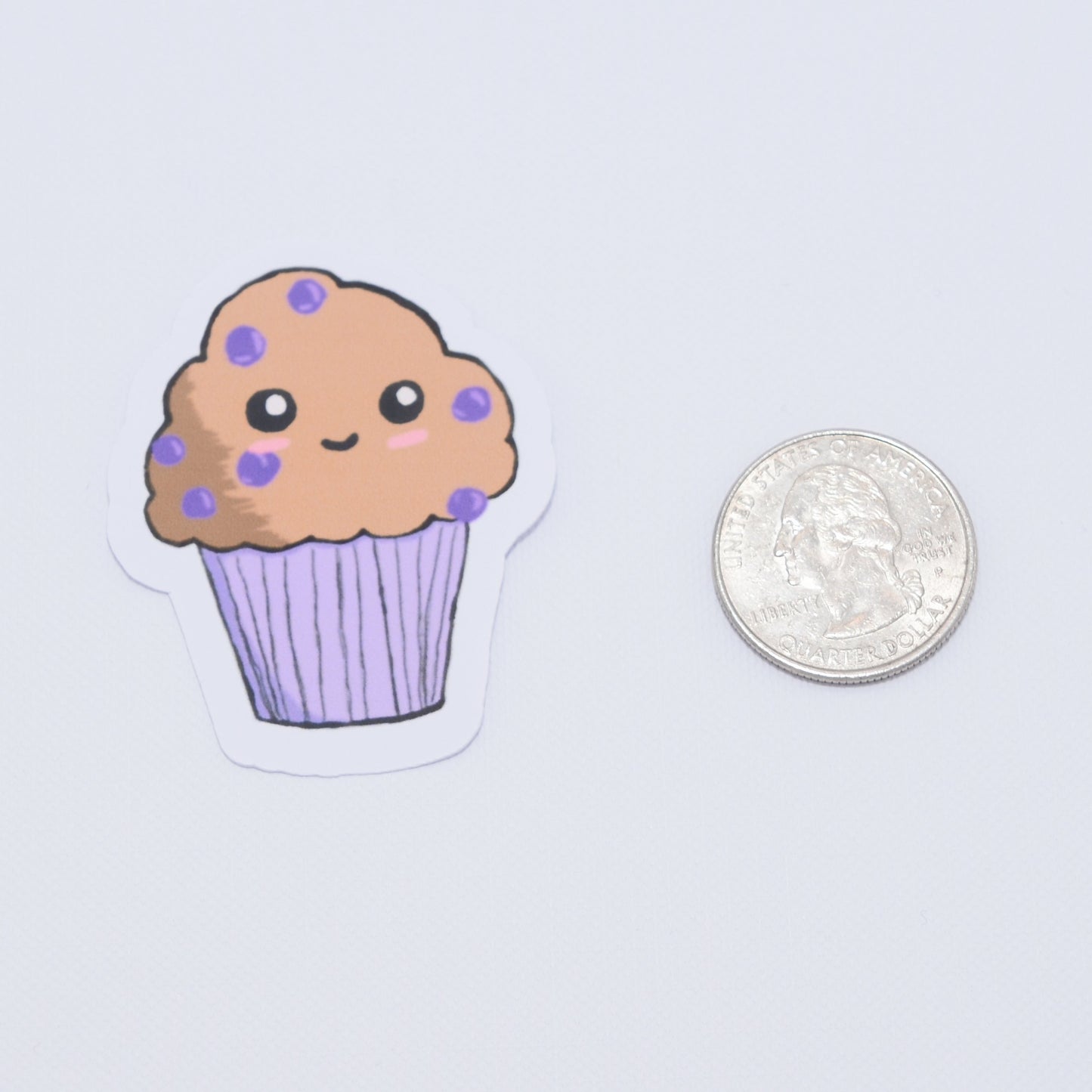 Cute Blueberry Muffin Sticker
