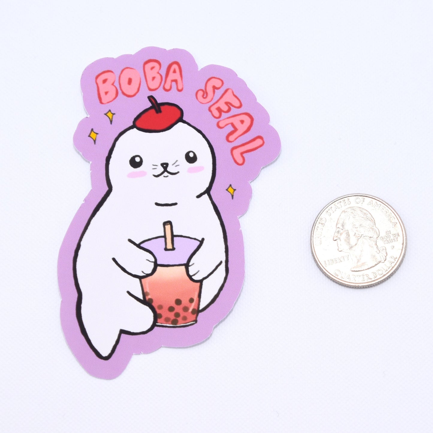 Boba Seal Sticker