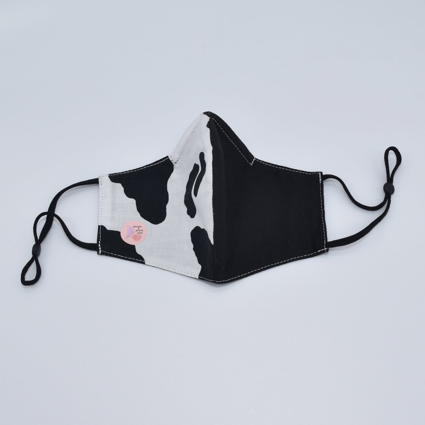 Cow Print Reversible Face Mask
